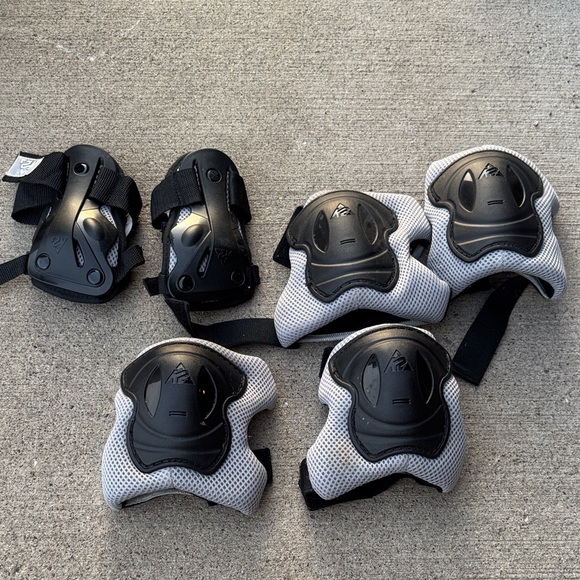 🆕 K2 Black and Gray Protective Gear Set. Unisex. Brand New!!💥💥 - Picture 1 of 2